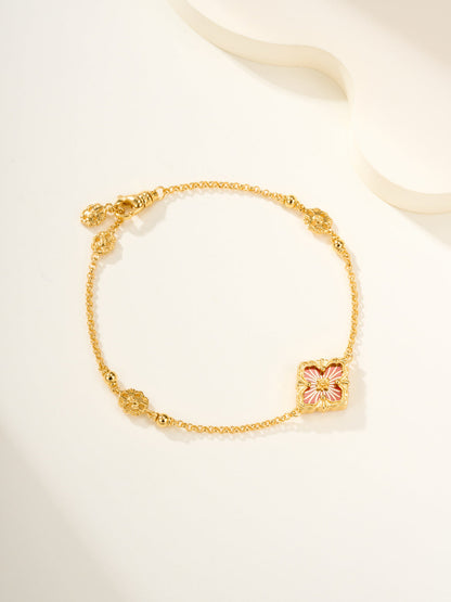 [Select]B.C.L ENAMELED One-Flower Bracelet£¨Various Colors)