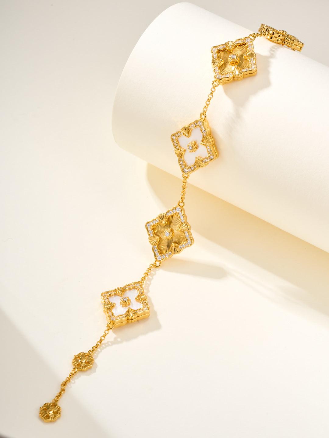 [Select]B.C.L ENAMELED Five-Flower Bracelet£¨Various Colors) BIG SIZE