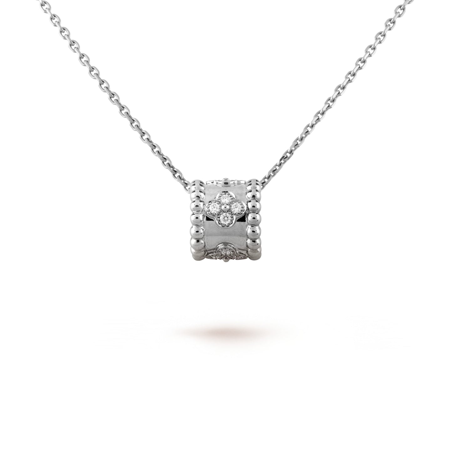 [Select]PERLEE PEDANT SIVLER DIAMOND NECKLACE