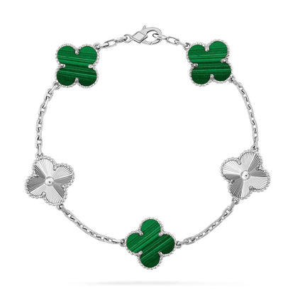 [Select] CLOVER 5 MOTIF MALACHITE BRACELET COLLECTION