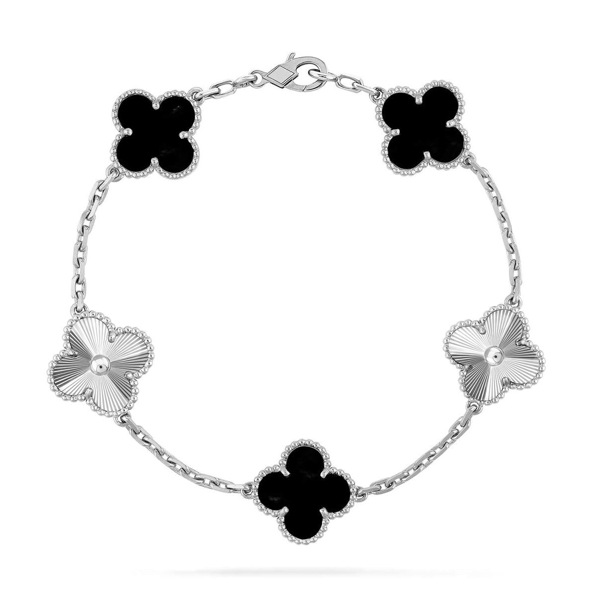 [Select] CLOVER 5 MOTIF ONYXS BRACELET COLLECTION