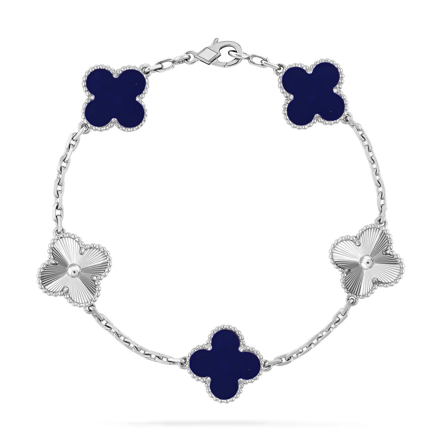 [Select]CLOVER 5 MOTIF LAPIS LAZULI BRACELET COLLECTION
