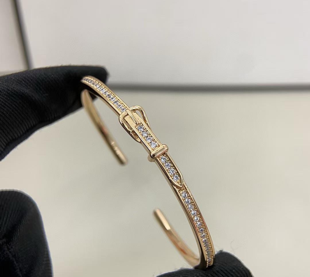 [?Select]DIAMOND-ENCRUSTED BRACELET THREE COLORS