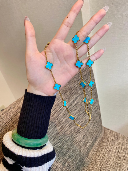 [Select]CLOVER 20 MOTIFS TURQUOISE GOLD