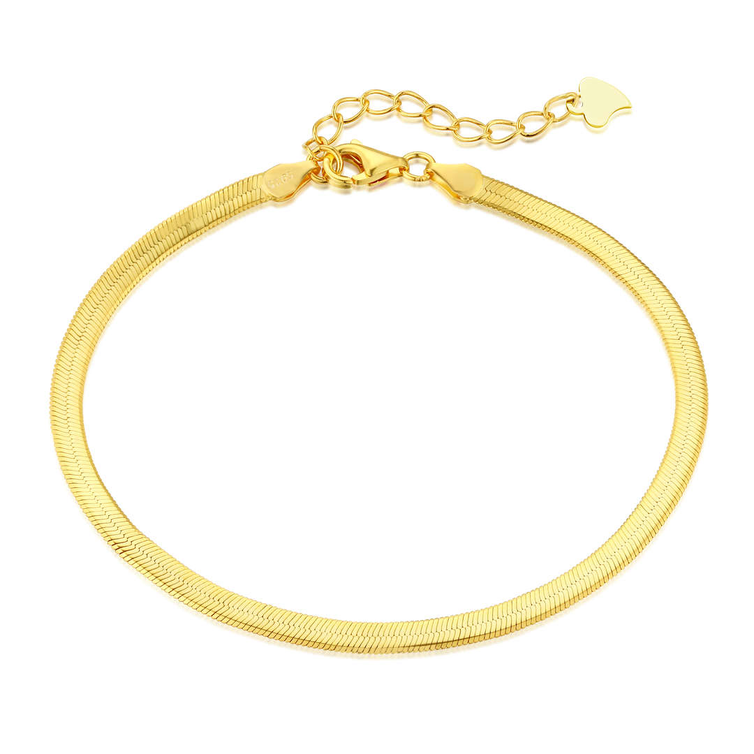 [select Jewelry]Flat Snake Bone Chain Blade Necklace