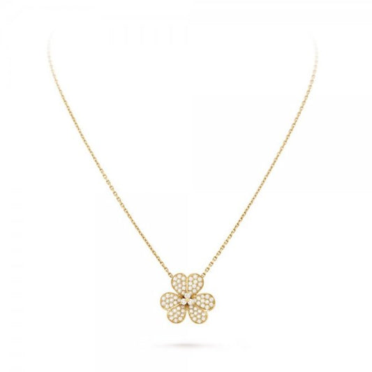 [Select]FLOWER DIAMOND NECKLACE