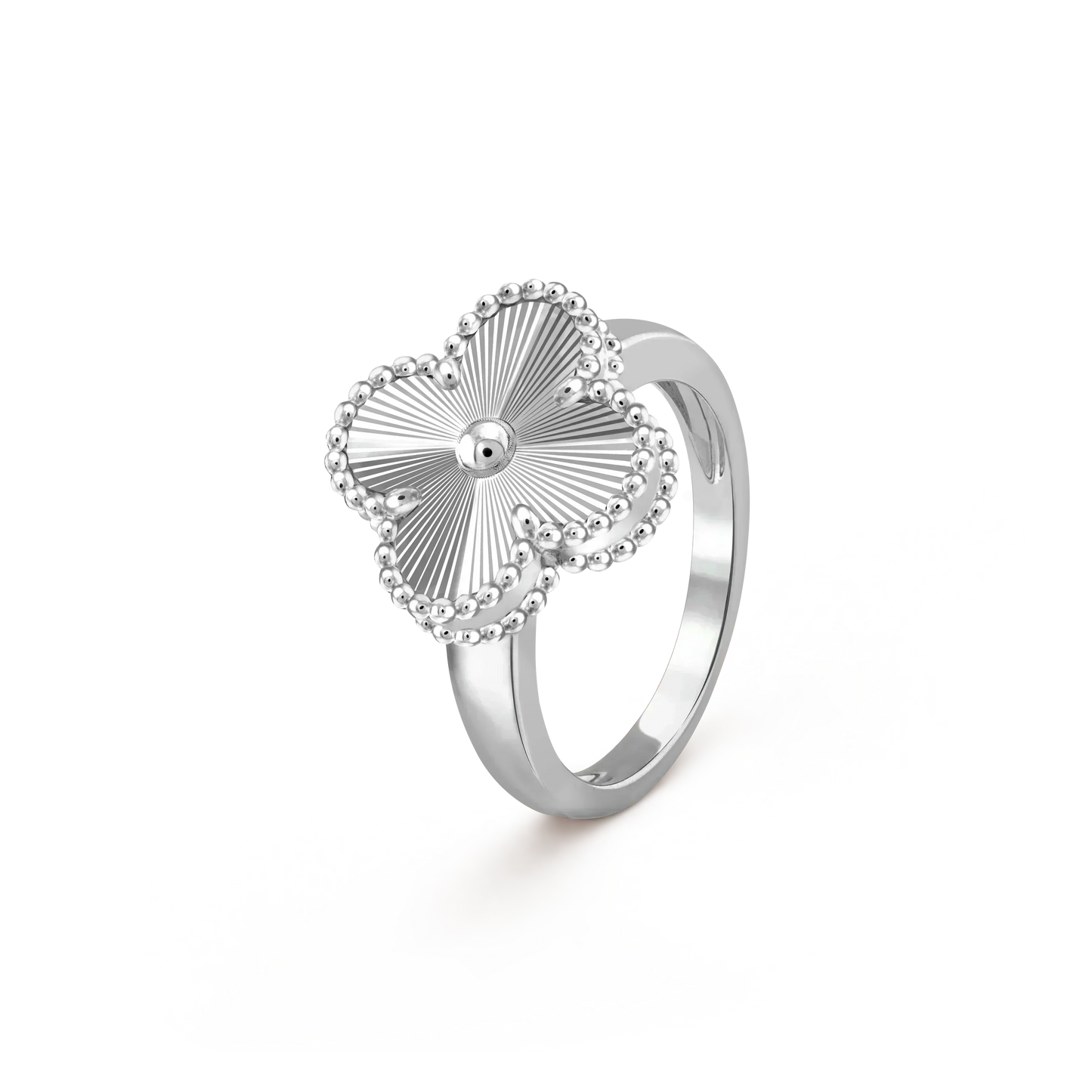 [Select]CLOVER SILVER RING