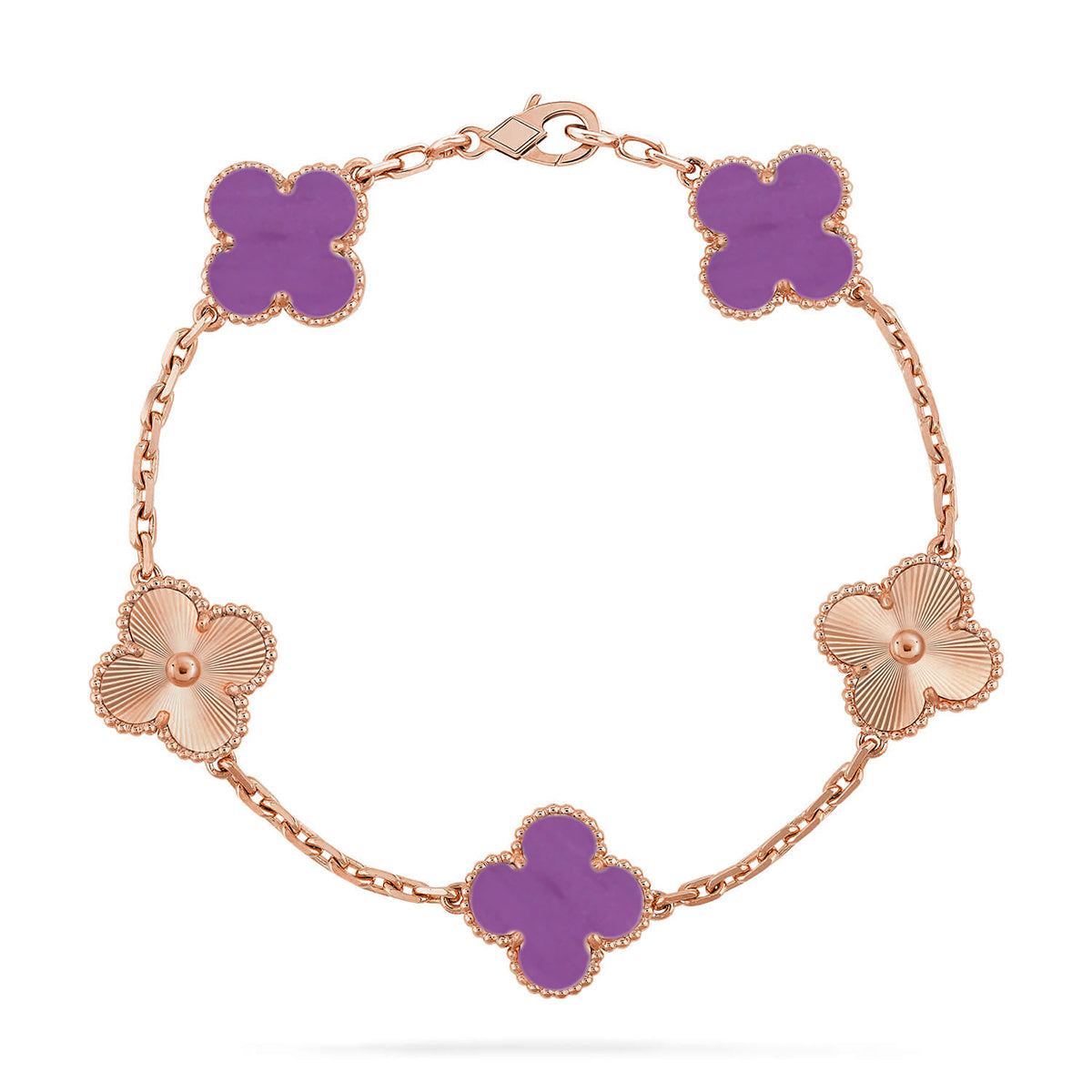 [Select] CLOVER 5 MOTIF VIOLET BRACELET COLLECTION