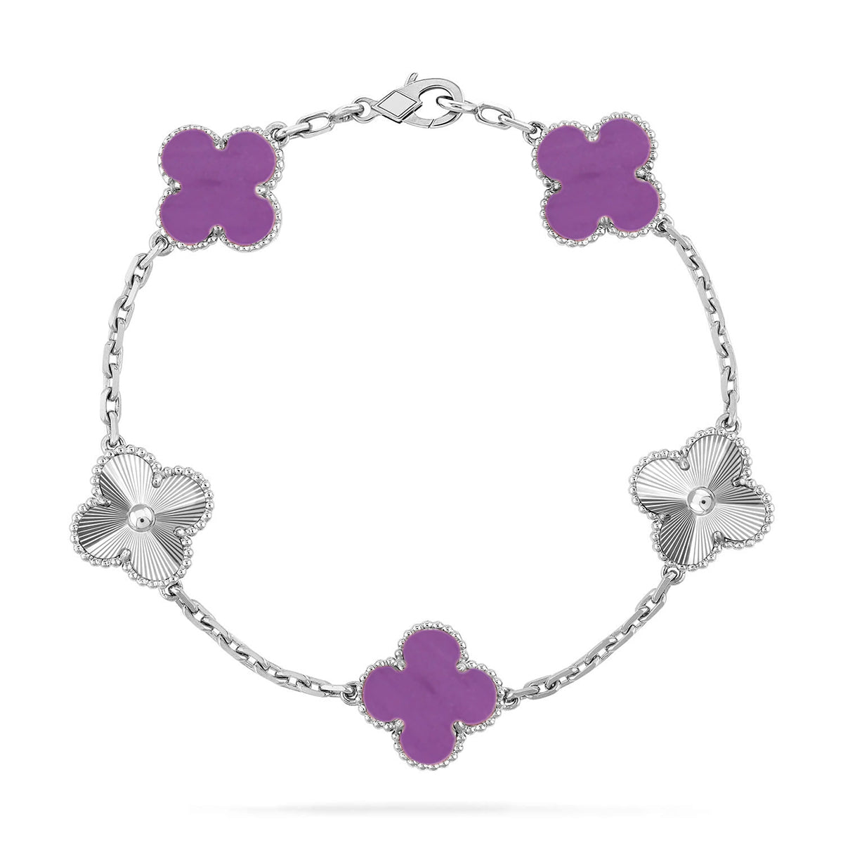 [Select] CLOVER 5 MOTIF VIOLET BRACELET COLLECTION