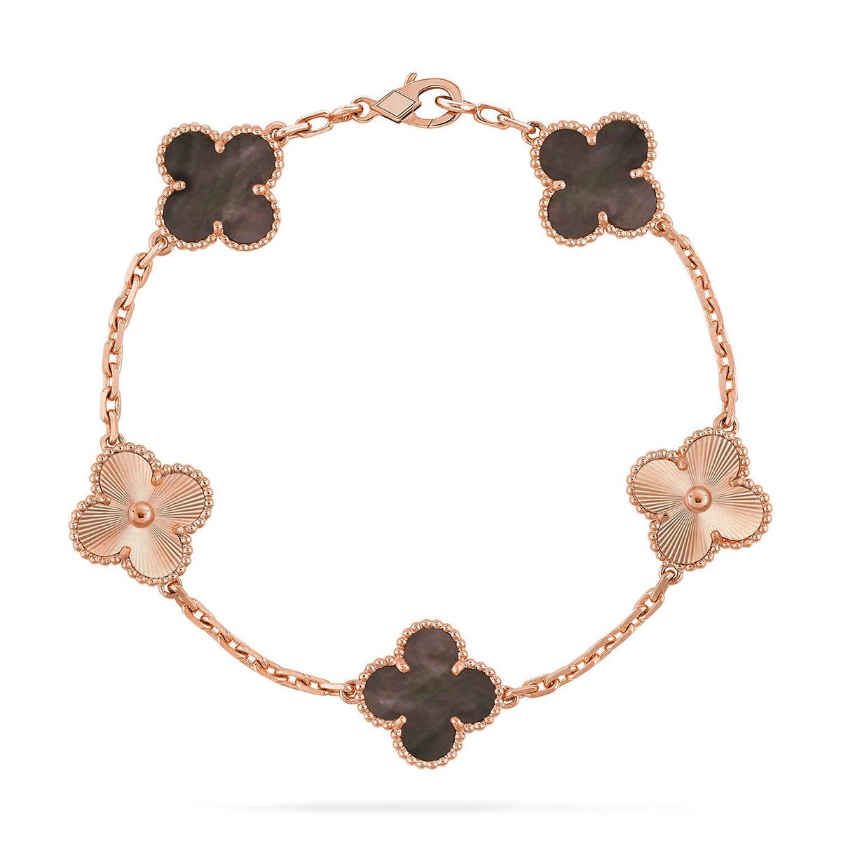 [Select] CLOVER 5 MOTIF GRAY MOP BRACELET COLLECTION