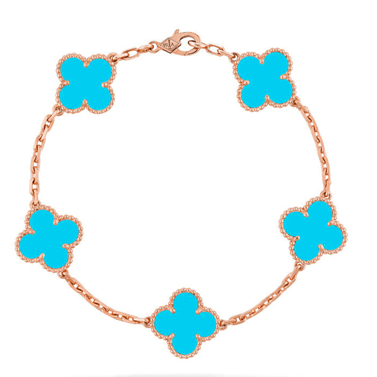 [Select] CLOVER 5 MOTIF TURQUOISE BRACELET COLLECTION