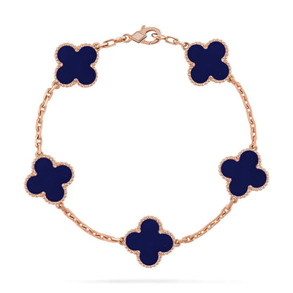 [Select]CLOVER 5 MOTIF LAPIS LAZULI BRACELET COLLECTION