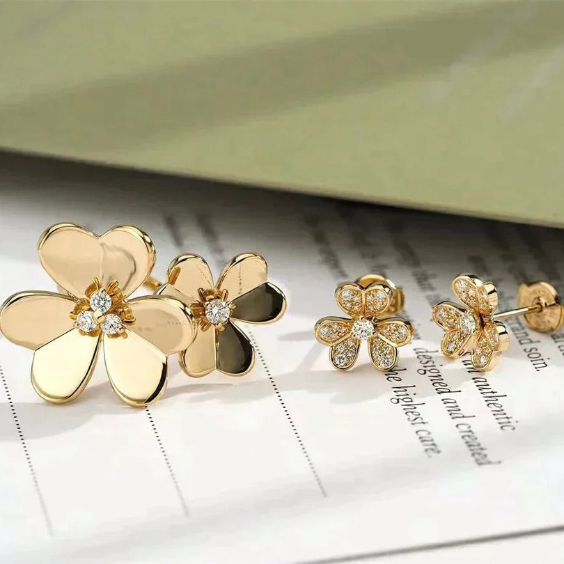 [Select]CLOVER COMOS GOLD DIAMOND RING