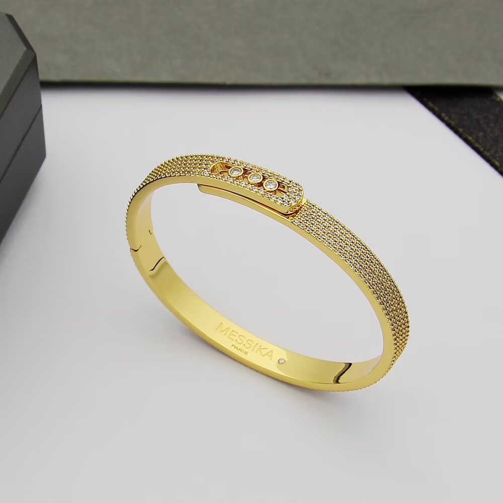 [Select]Move Noa Full Pavé Diamond Bangle Bracelet