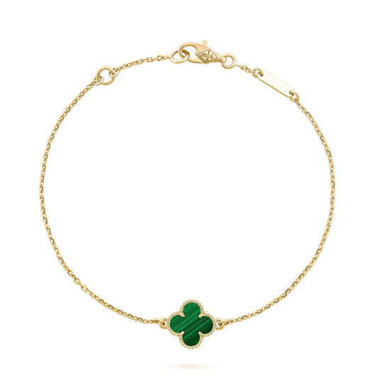 [Select]CLOVER BRACELET MALACHITE 1 MOTIF