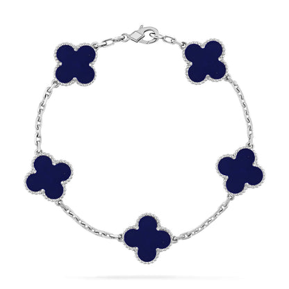 [Select]CLOVER 5 MOTIF LAPIS LAZULI BRACELET COLLECTION