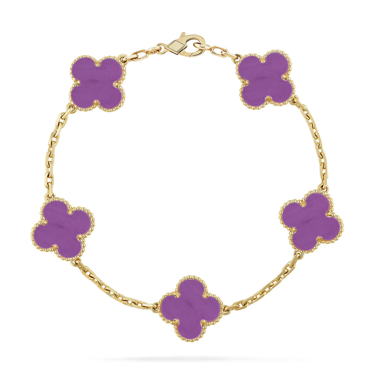 [Select] CLOVER 5 MOTIF VIOLET BRACELET COLLECTION