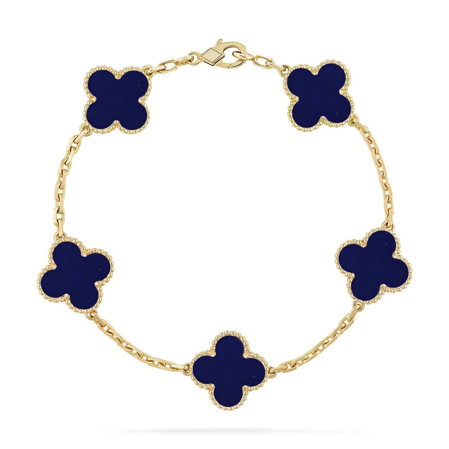 [Select]CLOVER 5 MOTIF LAPIS LAZULI BRACELET COLLECTION