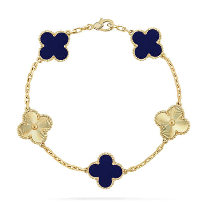 [Select]CLOVER 5 MOTIF LAPIS LAZULI BRACELET COLLECTION