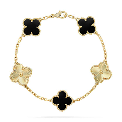 [Select] CLOVER 5 MOTIF ONYXS BRACELET COLLECTION