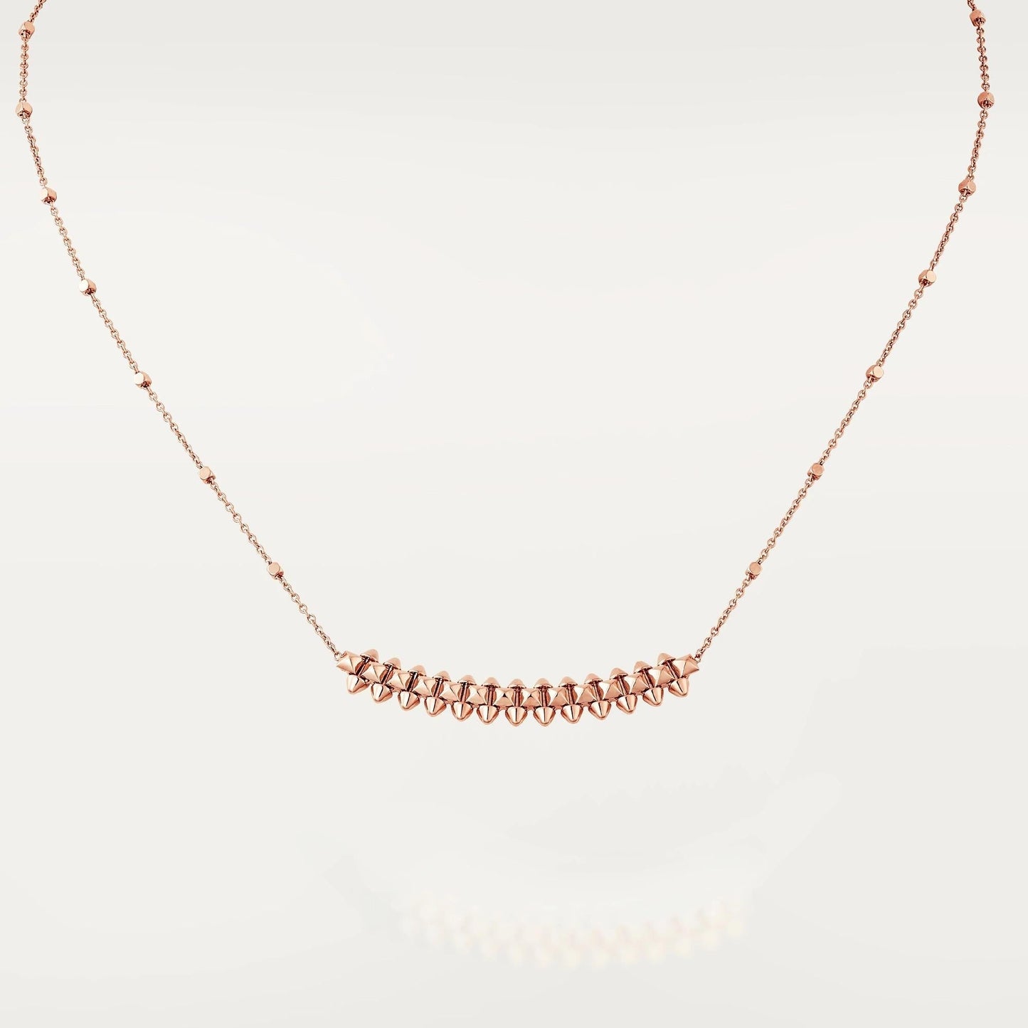[Select]CLASH PINK GOLD NECKLACE