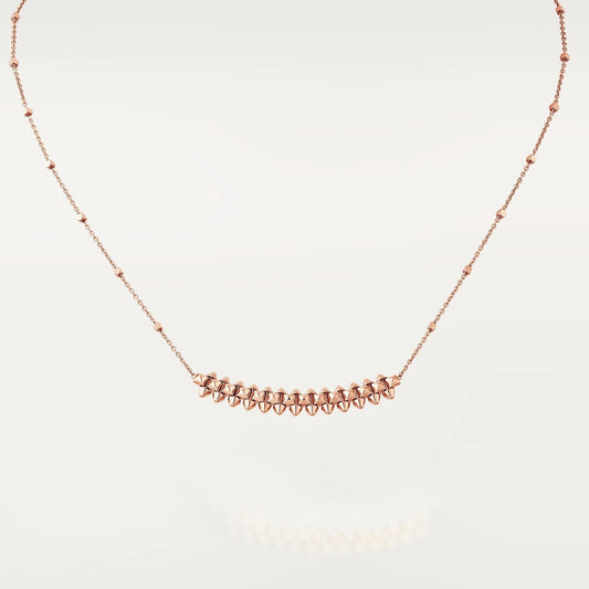 [Select]CLASH PINK GOLD NECKLACE