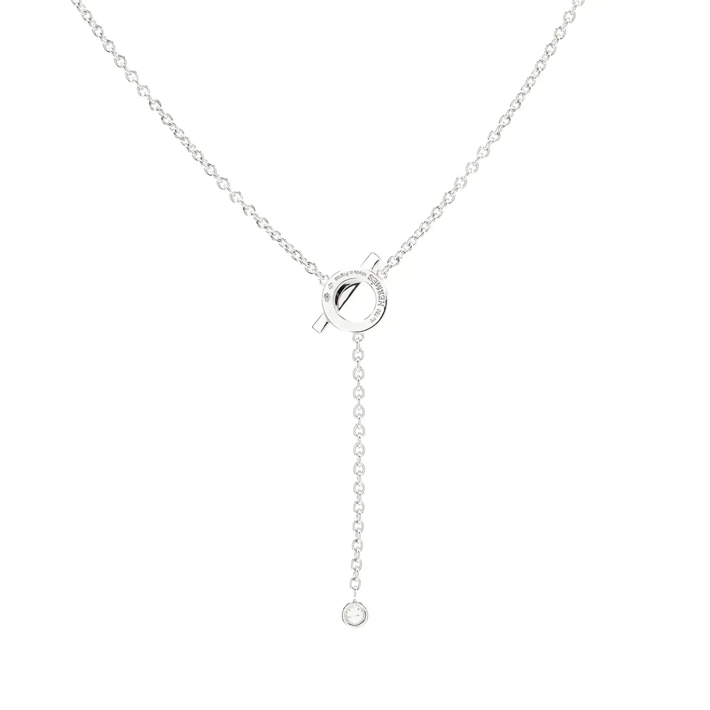 [Select]FINESSE SILVER DIAMOND NECKLACE