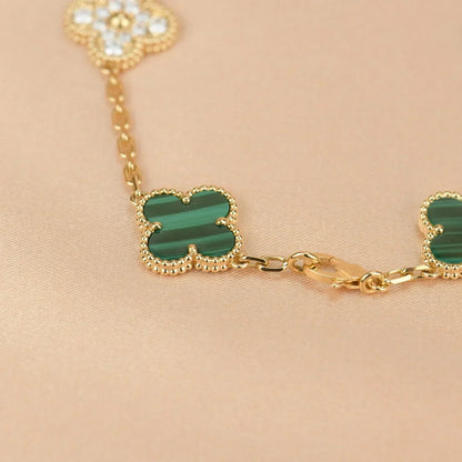 [Select] CLOVER 5 MOTIF MALACHITE BRACELET COLLECTION