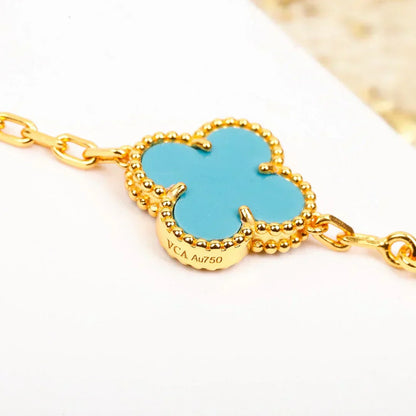 [Select] CLOVER 5 MOTIF TURQUOISE BRACELET COLLECTION