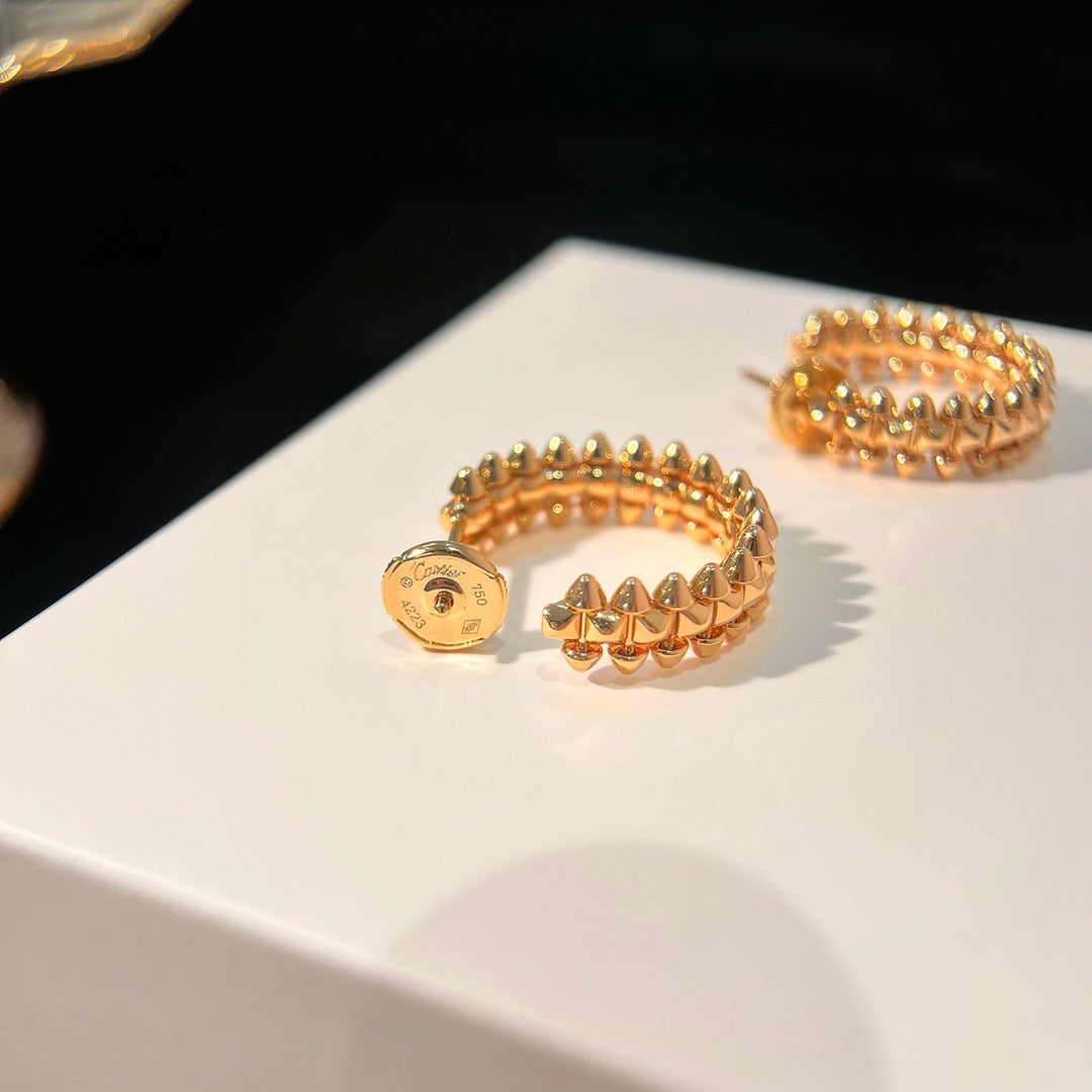 [Select]CLASH SMALL HOOP EARRINGS