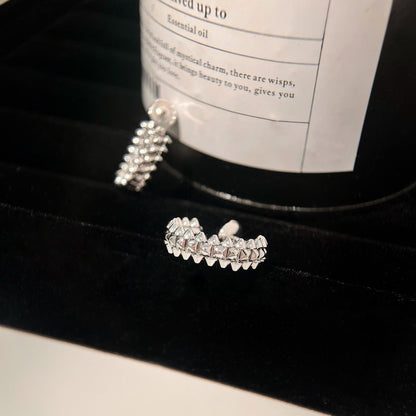 [Select]CLASH SMALL HOOP EARRINGS