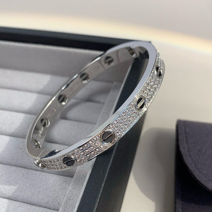 [Select]LOVE BRACELET 6.1MM DIAMOND-PAVED CERAMIC