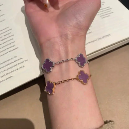 [Select] CLOVER 5 MOTIF VIOLET BRACELET COLLECTION