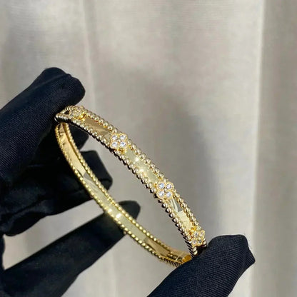 [Select]CLOVER BRACELET 4MM DIAMONDS