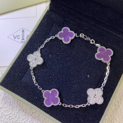 [Select] CLOVER 5 MOTIF VIOLET BRACELET COLLECTION
