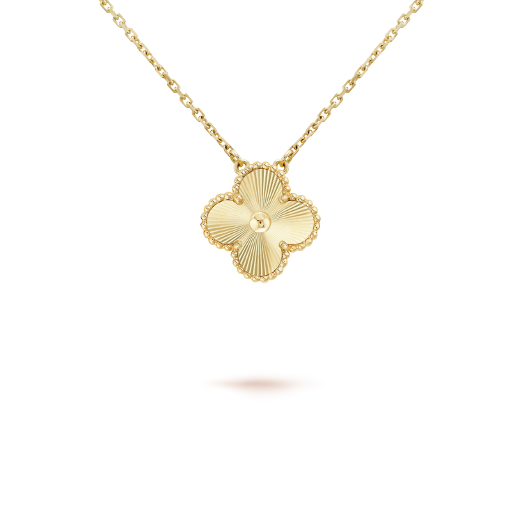 [Select]CLOVER 15MM LASER NECKLACE