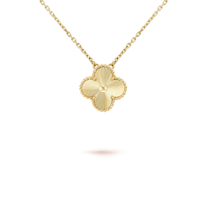 [Select]CLOVER 15MM LASER NECKLACE