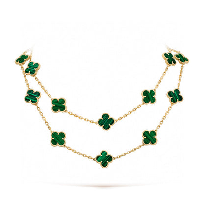 [Select]CLOVER 20 MOTIFS MALACHITE GOLD
