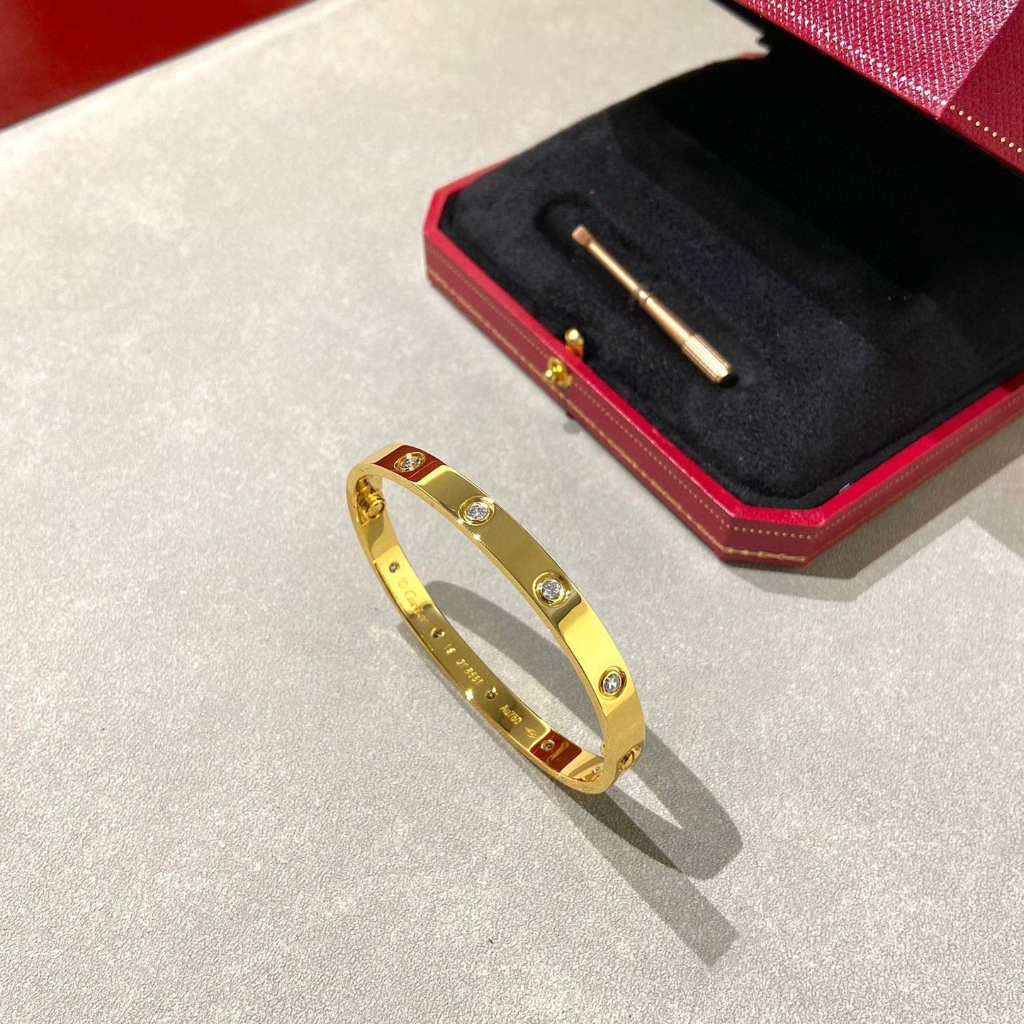 [Select]LOVE BRACELET 6.1MM 10 DIAMONDS