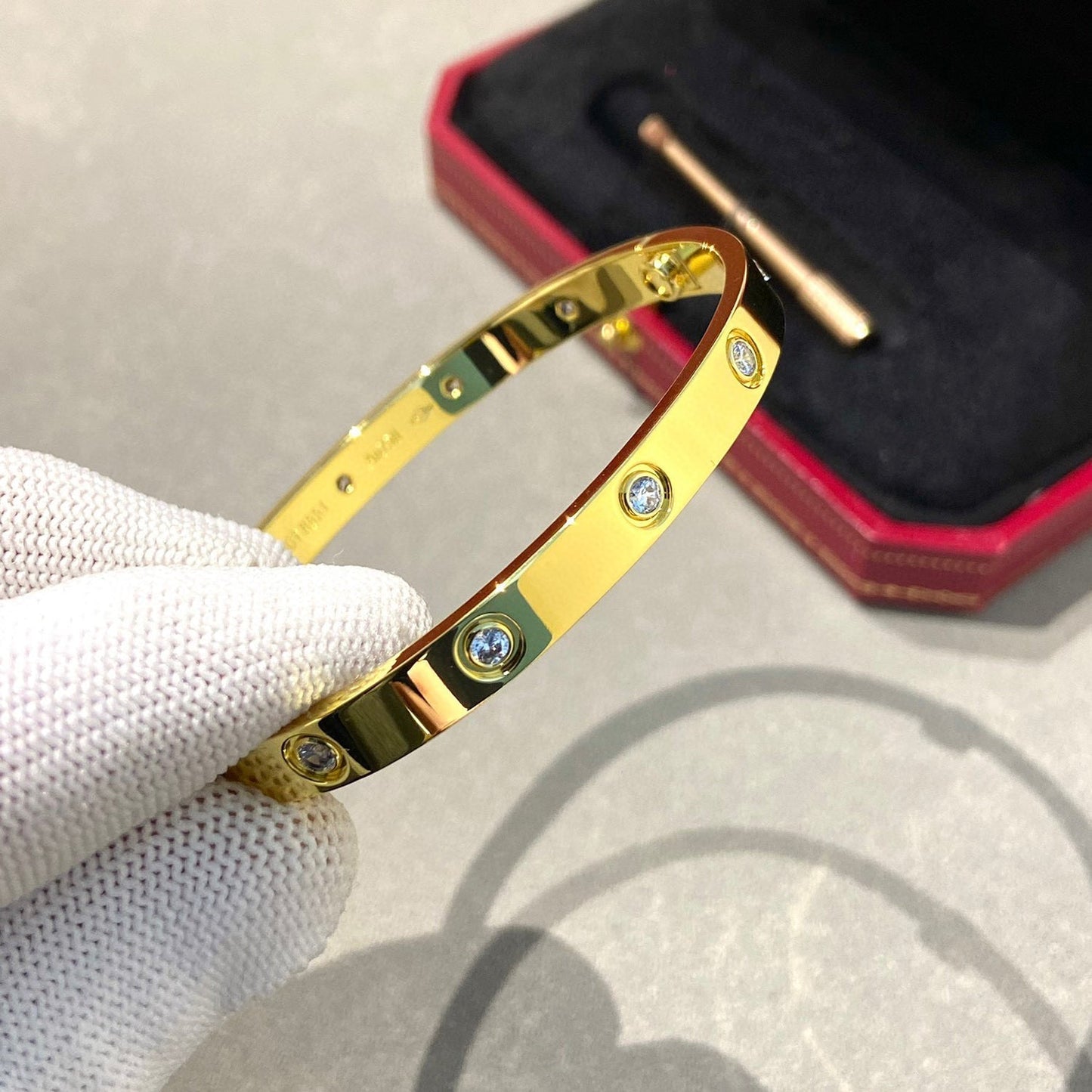 [Select]LOVE BRACELET 6.1MM 10 DIAMONDS