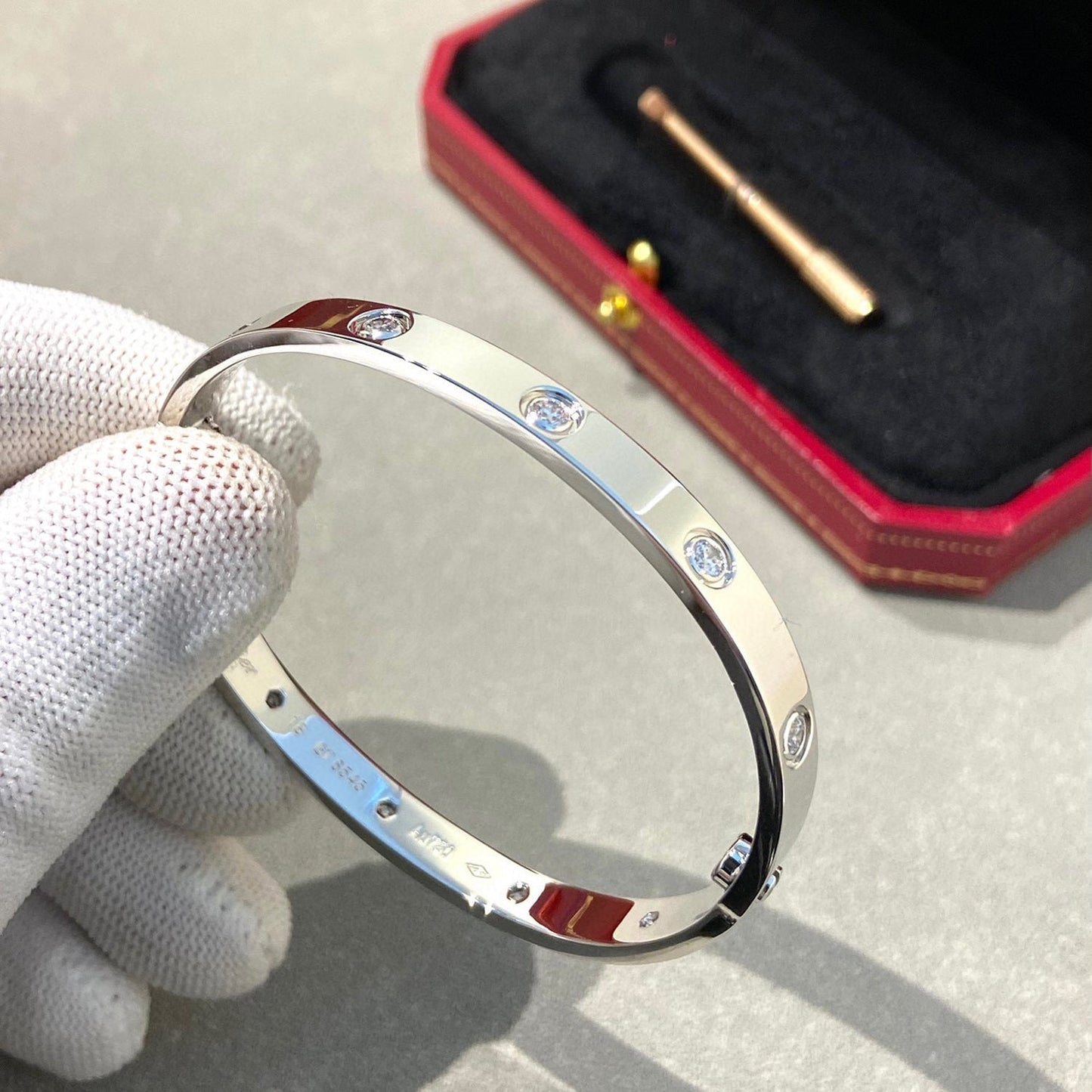 [Select]LOVE BRACELET 6.1MM 10 DIAMONDS