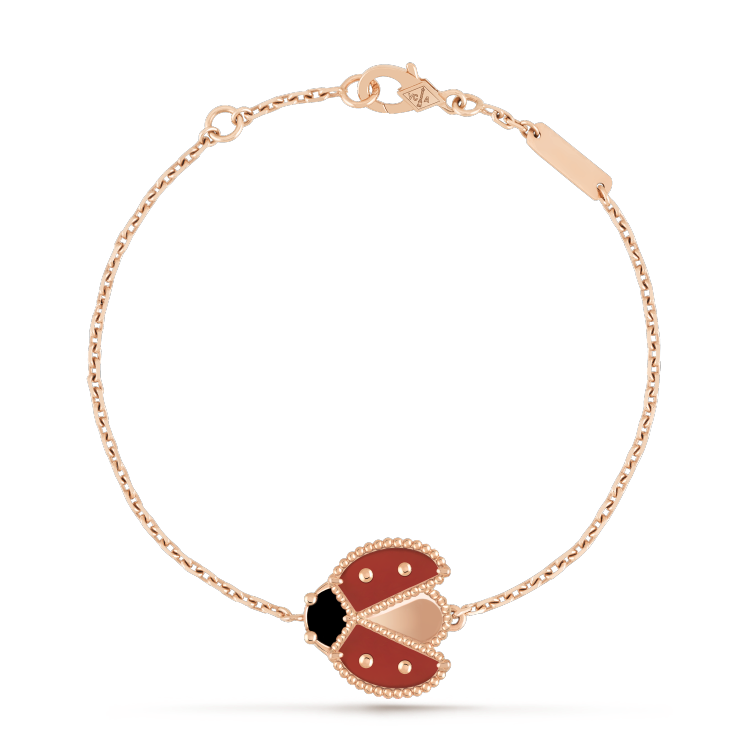 [Select]LUCKY SPRING 1 MOTIF PINK GOLD BRACELET