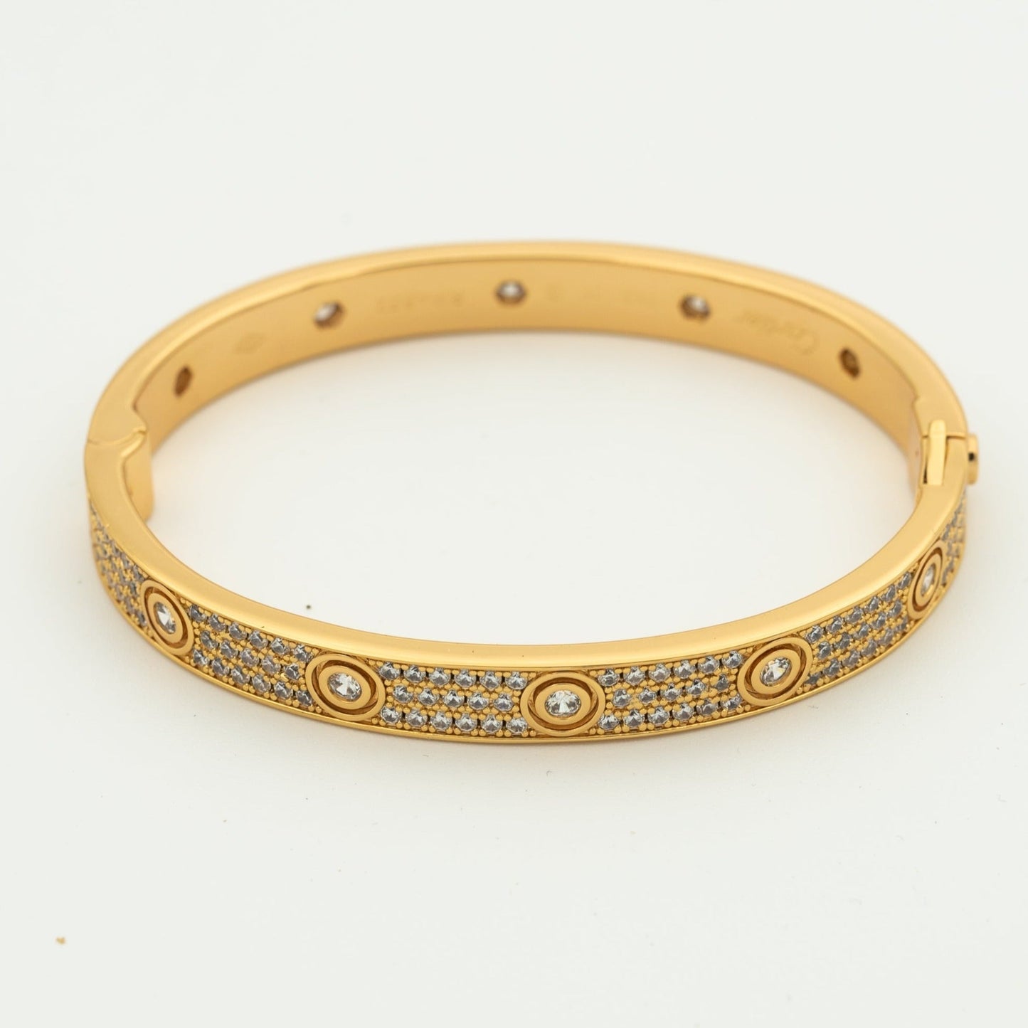 [Select]LOVE BRACELET 6.1MM DIAMOND-PAVED 10 BIG DIAMONDS