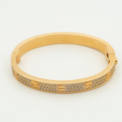 [Select]LOVE BRACELET 6.1MM DIAMOND-PAVED