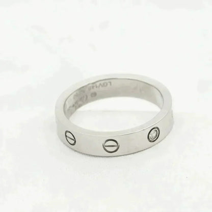 [Select]LOVE RING 4MM 1 DIAMOND SILVER