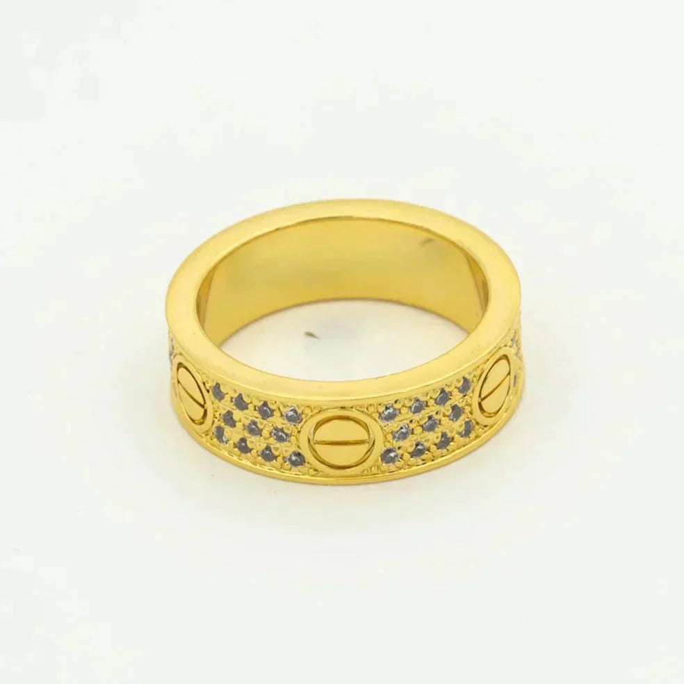 [Select]LOVE RING 5.5MM DIAMONDS PAVED