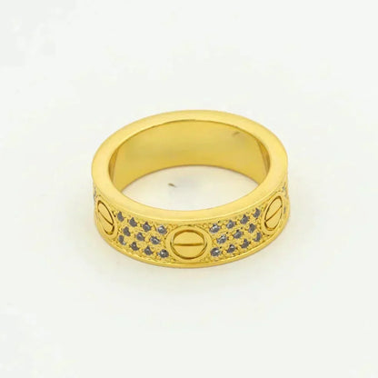 [Select]LOVE RING 5.5MM DIAMONDS PAVED