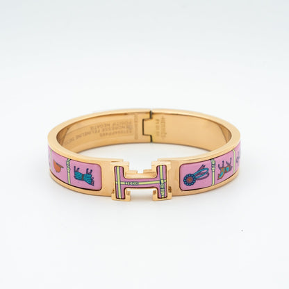 [Select]H PINK GOLD BRACELET PINK CERAMIC