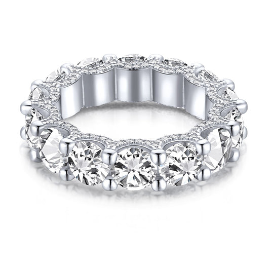 [select Jewelry]Gorgeous Round Cut Tennis Ring