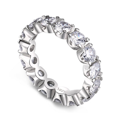 [select Jewelry]Eternity Round Cut Tennis Ring